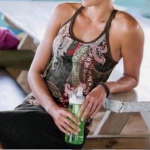 ATHLETA PAVITRA PAISLEY Racerback Tank